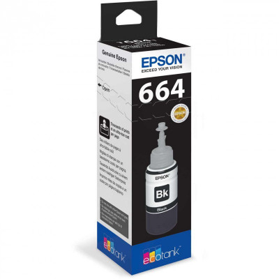 Epson Inkjet Cartridge T66414A Black in Bottle (70ml)