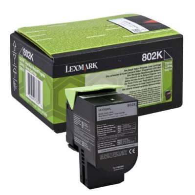 Lexmark - Laser color Toner black cx310/410 - 802k 