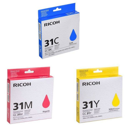 Richo Aficio Toner GXE3300N/3350 Color 31C/M/Y