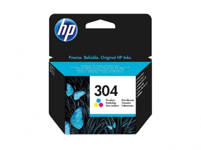 Hewlett Packard-Inkjet Cartridge-N9K05AE Tri-color #304   