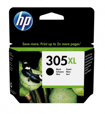 Hewlett Packard-Inkjet Cartridge- 3YM62AE Black # 305 xl