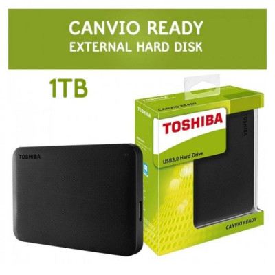 Εξωτερικός σκληρός δίσκος 2,5 inches  1 TB  USB 3.0 - Toshiba canvio basics