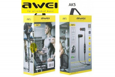 Ακουστικά spor stereo μαγνητικά ασύρματα bluetooth -Awei AK5